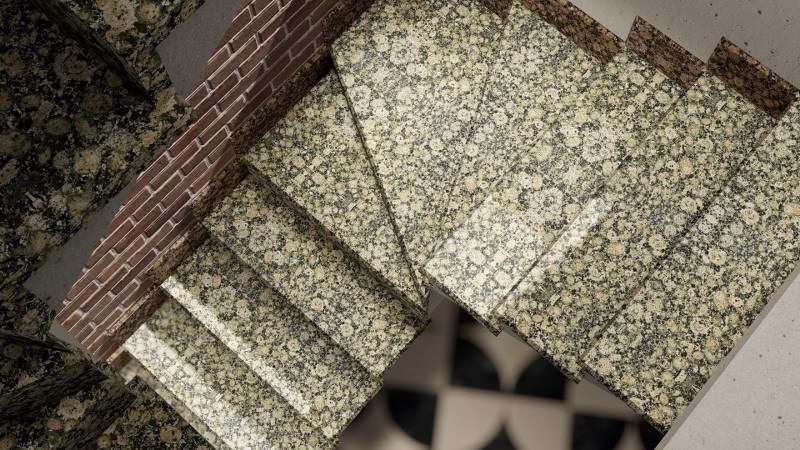High-end stairs stone craftsmanship for luxury residences in Pakistan